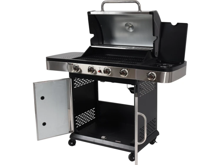 GRILL GAZOWY 4+1 STAL NIERDZEWNA 14,2KW