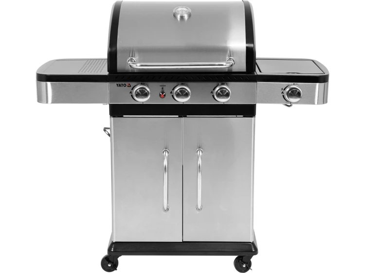 GRILL GAZOWY 3+1 STAL NIERDZEWNA 11,2KW