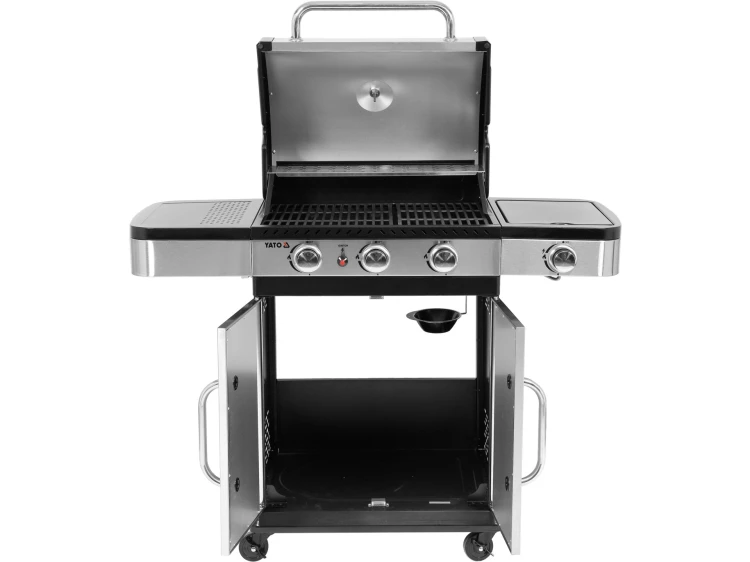 GRILL GAZOWY 3+1 STAL NIERDZEWNA 11,2KW