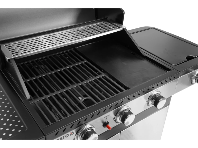 GRILL GAZOWY 3+1 STAL NIERDZEWNA 11,2KW