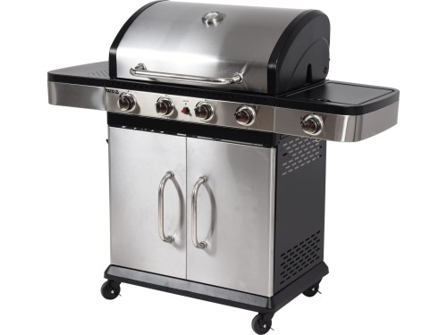 GRILL GAZOWY 4+1 STAL NIERDZEWNA 14,2KW