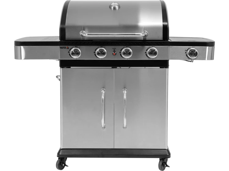 GRILL GAZOWY 4+1 STAL NIERDZEWNA 14,2KW