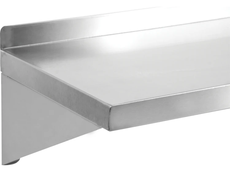 PÓŁKA WISZĄCA Z RANTEM POJEDYNCZA 1500X300X180MM