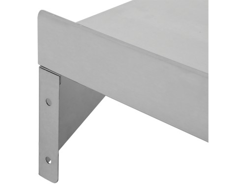 PÓŁKA WISZĄCA Z RANTEM POJEDYNCZA 900X300X180MM