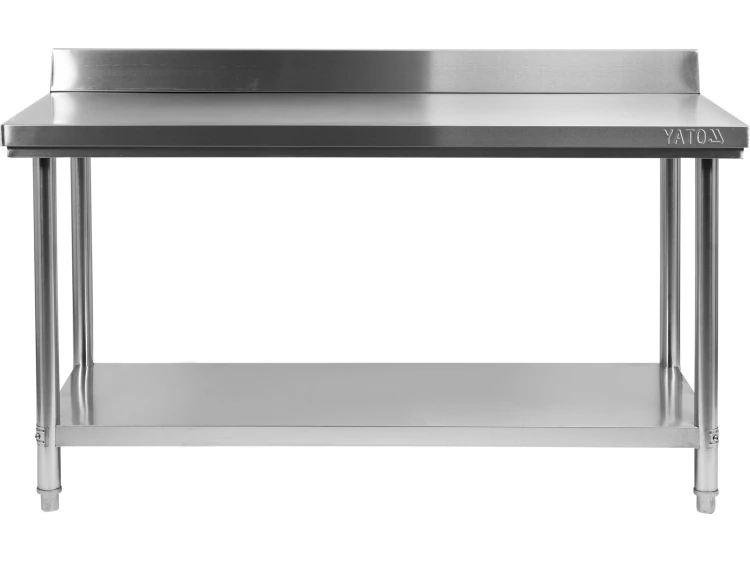 SKŁADANY STÓŁ PRZYŚCIENNY Z PÓŁKĄ 1600X600XH850+100MM