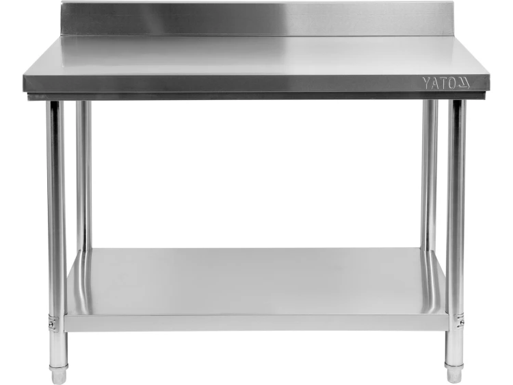 SKŁADANY STÓŁ PRZYŚCIENNY Z PÓŁKĄ 800X600XH850+100MM