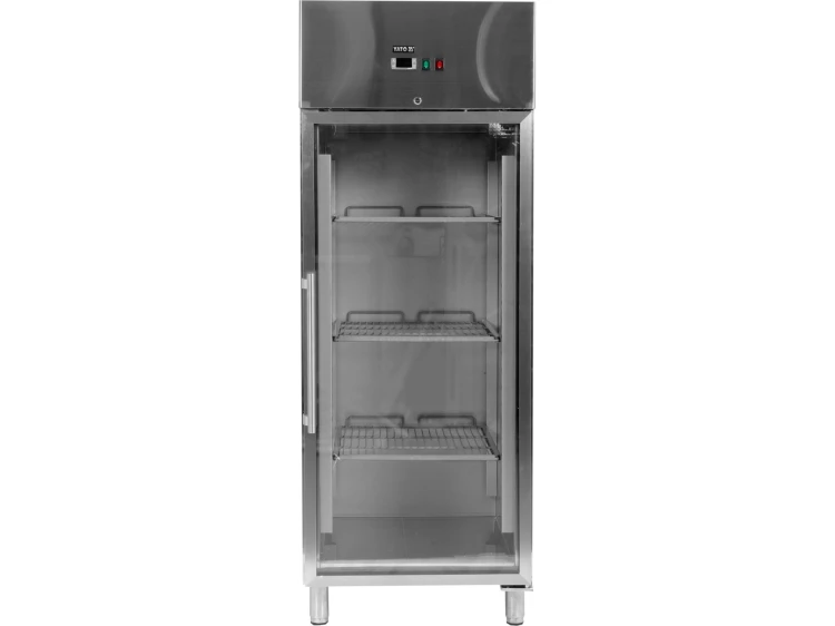 SZAFA CHŁODNICZA  GN 2/1 650L PRZESZKLONA