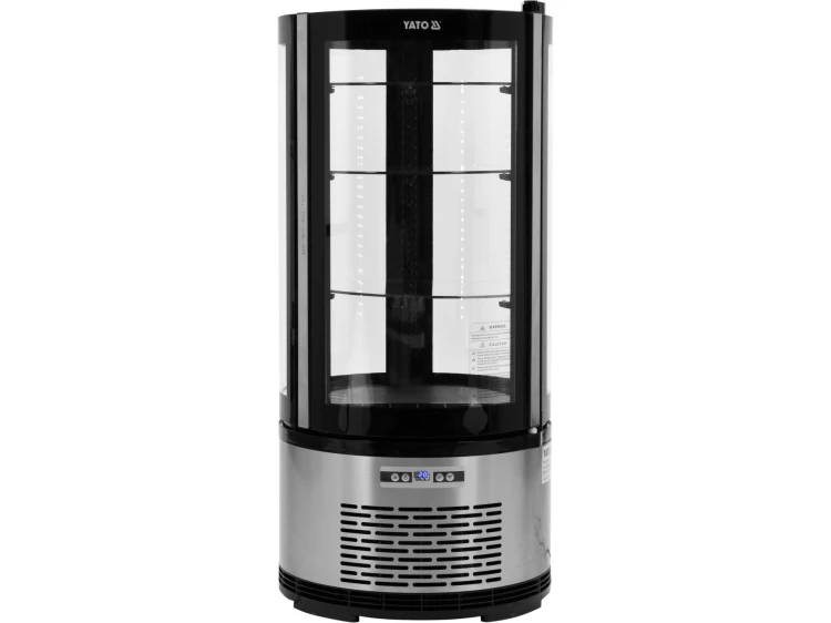 WITRYNA CHŁODNICZA 100L 48X48X103 CZARNA