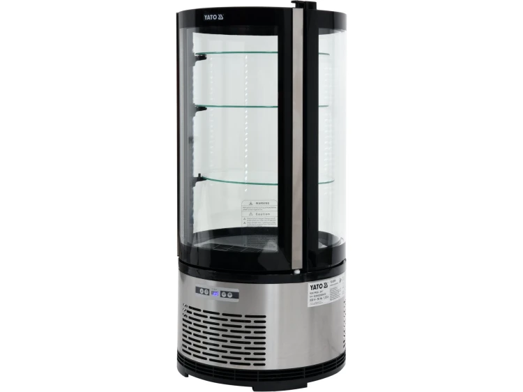 WITRYNA CHŁODNICZA 100L 48X48X103 CZARNA
