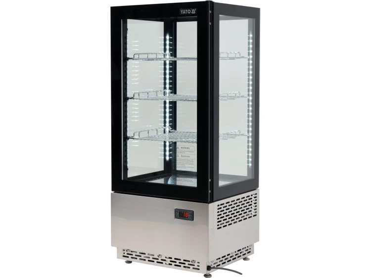WITRYNA CHŁODNICZA 78L 43X39X98 CZARNA