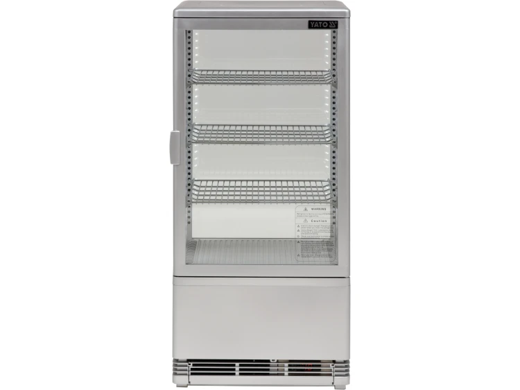 WITRYNA CHŁODNICZA 78L 42X38X96 SREBRNA