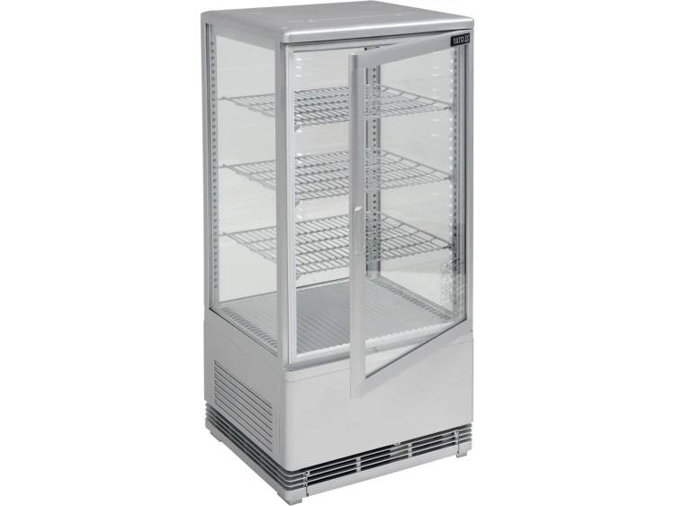 WITRYNA CHŁODNICZA 78L 42X38X96 SREBRNA