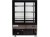 WITRYNA CHŁODNICZA 500L 90X80X144 CZARNA
