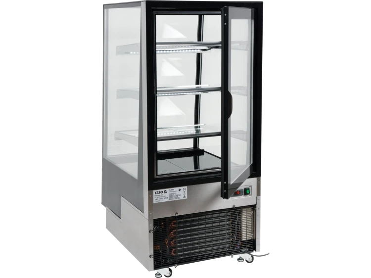 WITRYNA CHŁODNICZA 350L 65X80X144 CZARNA