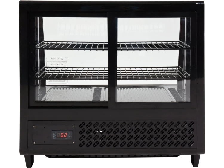 WITRYNA CHŁODNICZA 100L 68X45X67 CZARNA