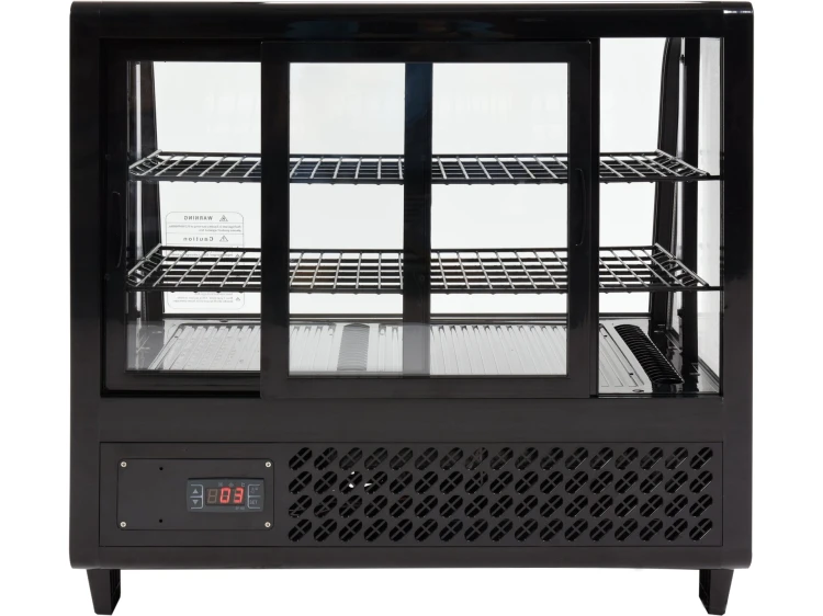 WITRYNA CHŁODNICZA 100L 68X45X67 CZARNA