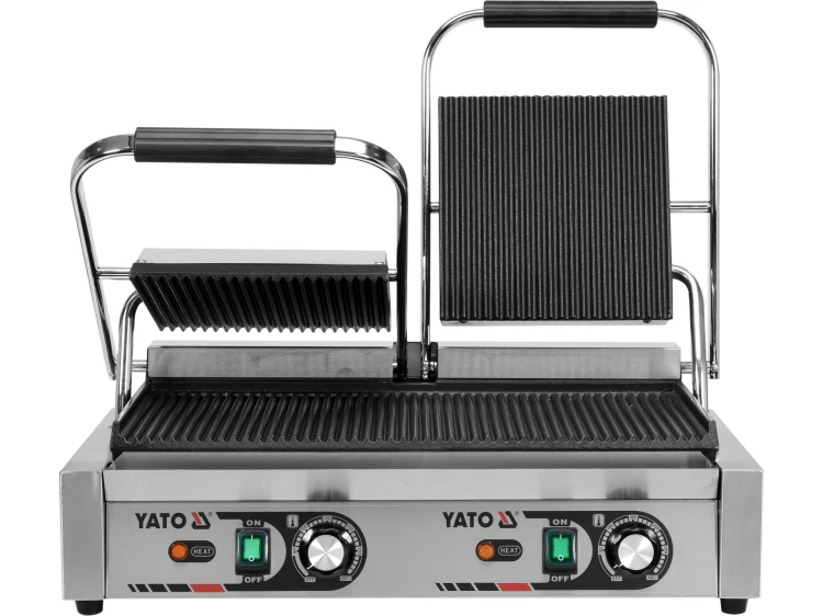PODWÓJNY GRILL KONTAKTOWY RYFLOWANY 58CM, 3,6KW