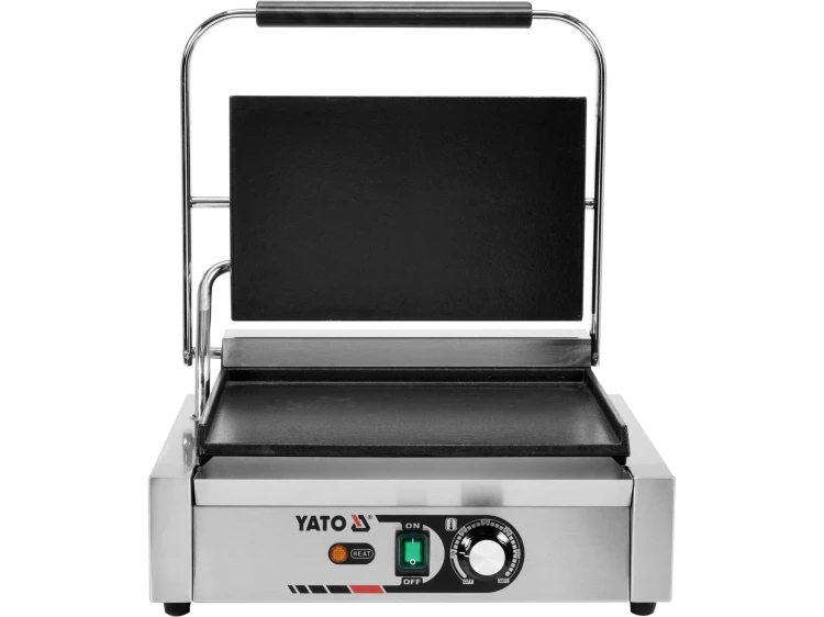 ELEKTRYCZNY GRILL KONTAKTOWY PANINI W PEŁNI PŁASKI 44CM 2,2KW