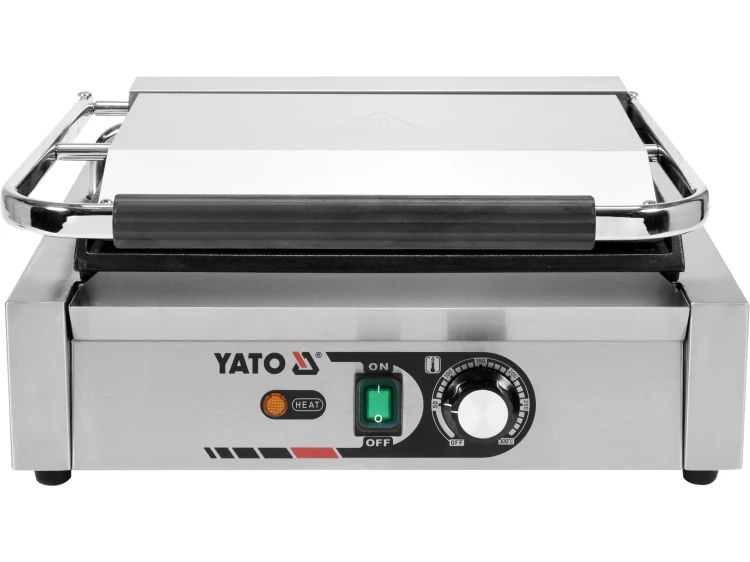 ELEKTRYCZNY GRILL KONTAKTOWY PANINI W PEŁNI PŁASKI 44CM 2,2KW