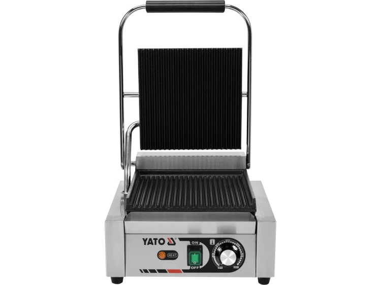 ELEKTRYCZNY GRILL KONTAKTOWY RYFLOWANY 32CM 1,8KW