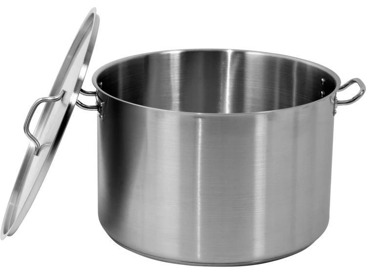 GARNEK ŚREDNI Z POKRYWKĄ ZE STALI NIERDZEWNEJ 50X32CM 62,8L