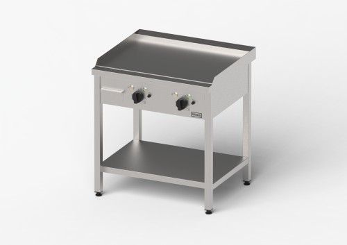 Płyta grillowa elektryczna, gładka, Gredil, 800x700x850 mm, P 8.1 kW, U 400 V