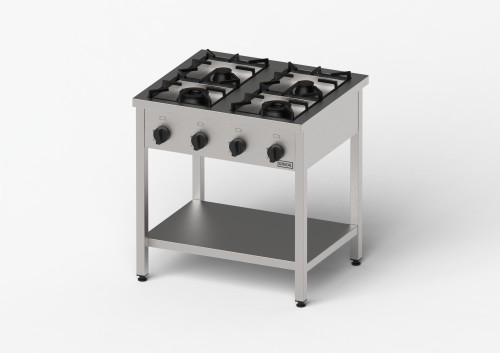 Kuchnia gazowa, Gredil, skręcana, 800x700x850 mm, P 23.5 kW, G20/20 mbar