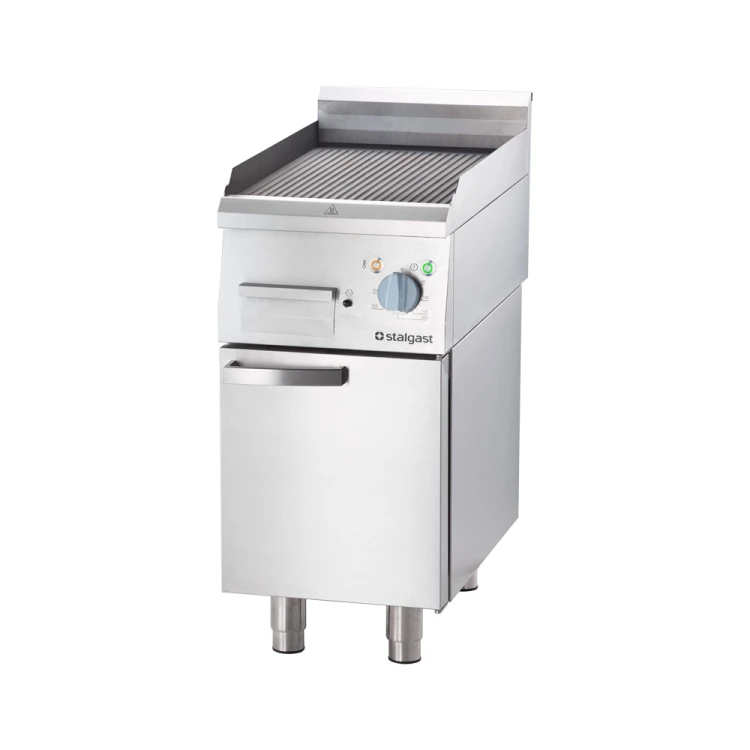 Płyta grillowa elektryczna, ryflowana, 4 kW - zdjęcie 8