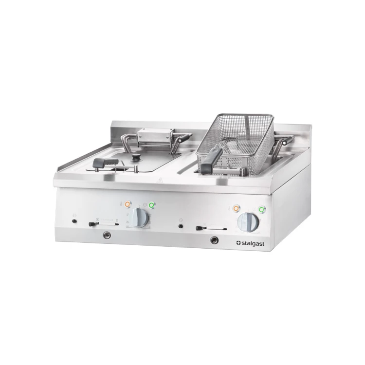 Frytownica elektryczna, nastawna, V 2x10 l, 18 kW - zdjęcie 4
