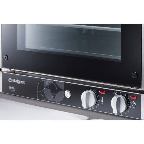Piec konwekcyjny z nawilżaniem, ShopCook, manualny, 4x600x400/4xGN 1/1, P 6.3 kW - zdjęcie 2