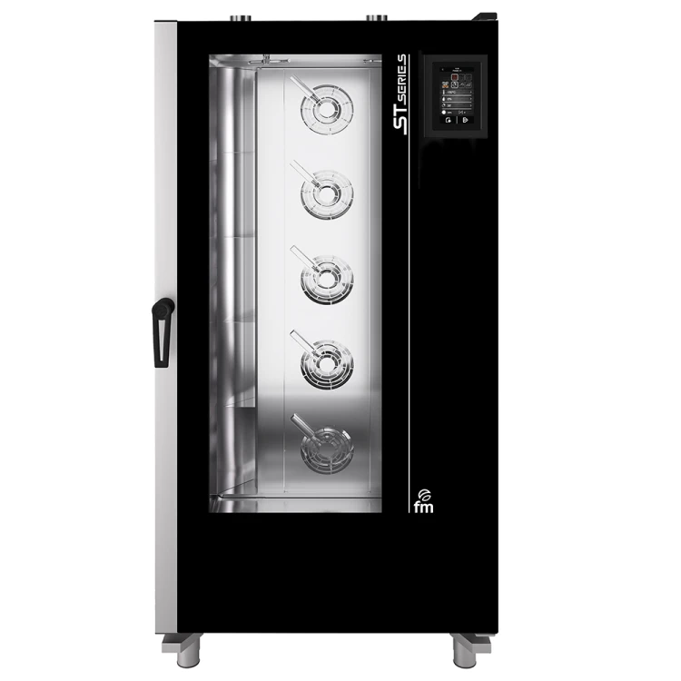Piec konwekcyjno-parowy, STG Gastro z wózkiem, 20 GN 1/1, P 36.25 kW, U 400 V