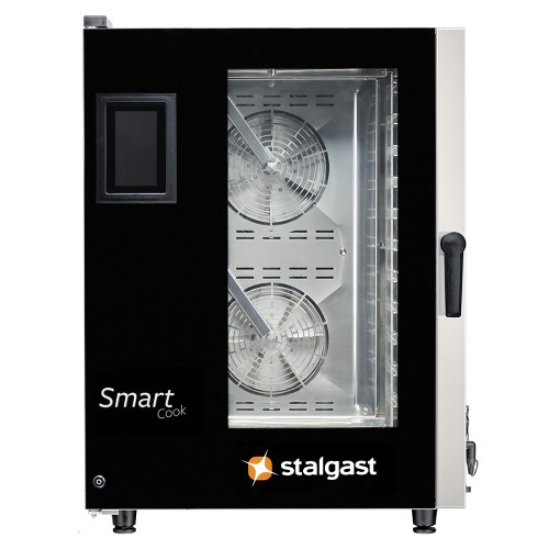 Piec konwekcyjno-parowy, STALGAST SmartCook, dotykowy, 11xGN2/1, P 28.5 kW