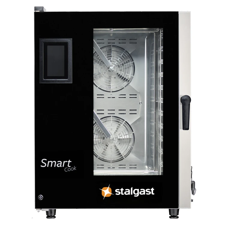 Piec konwekcyjno-parowy, STALGAST SmartCook, dotykowy, 11xGN2/1, P 28.5 kW