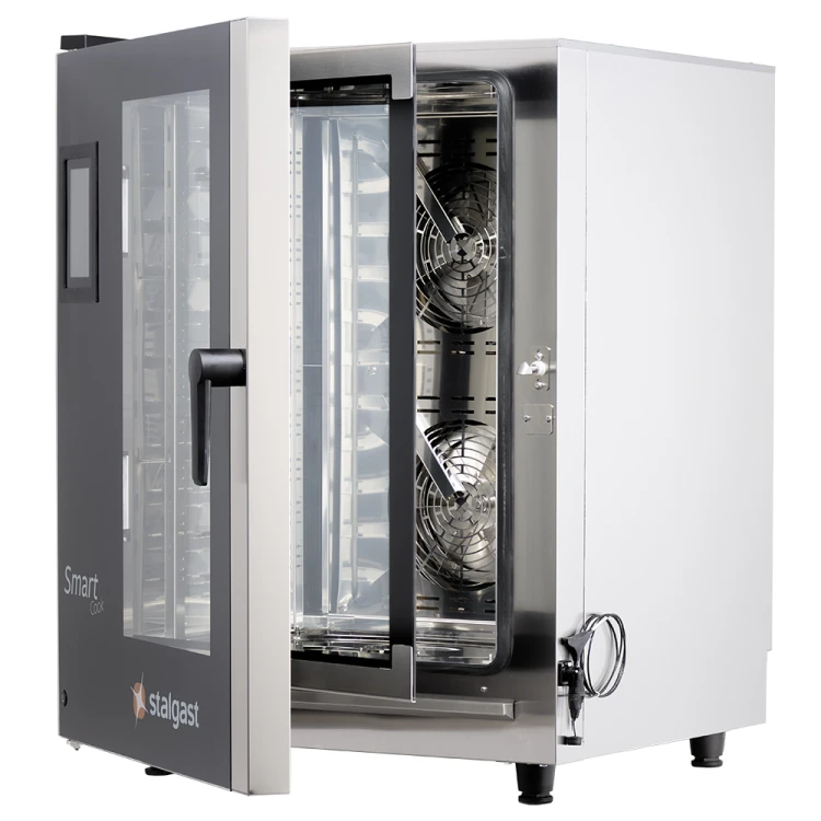 Piec konwekcyjno-parowy, STALGAST SmartCook, dotykowy, 11xGN2/1, P 28.5 kW - zdjęcie 2