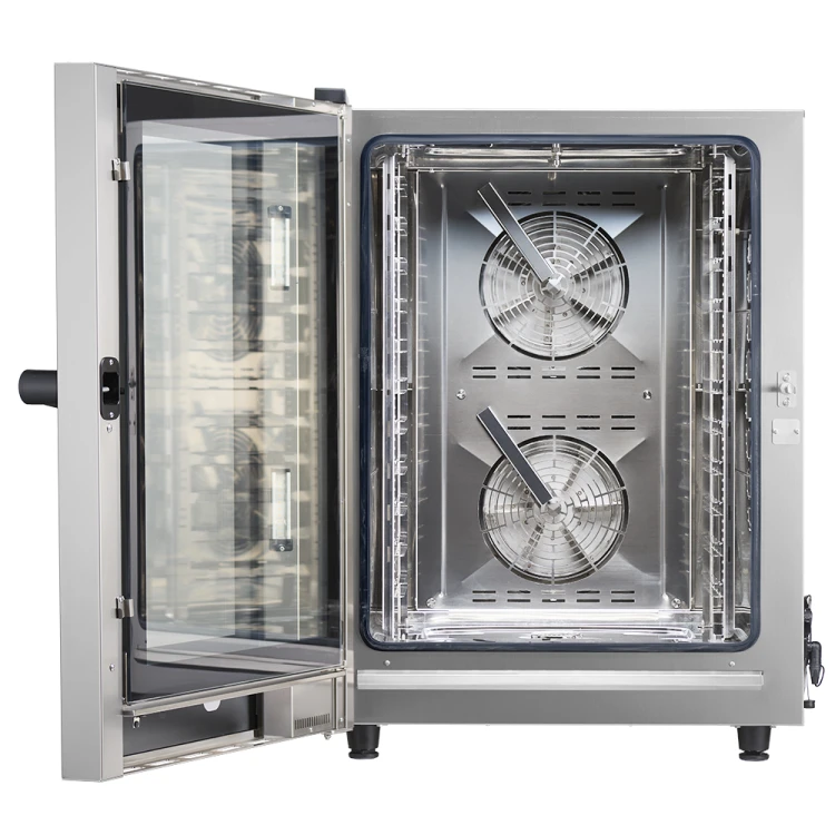 Piec konwekcyjno-parowy, STALGAST SmartCook, dotykowy, 11xGN2/1, P 28.5 kW - zdjęcie 4
