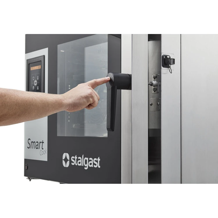 Piec konwekcyjno-parowy, STALGAST SmartCook, dotykowy, gazowy, 7xGN2/1, P 20 kW - zdjęcie 2