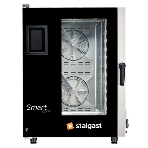 Piec konwekcyjno-parowy, STALGAST SmartCook, dotykowy, 11xGN1/1, P 18.5 kW