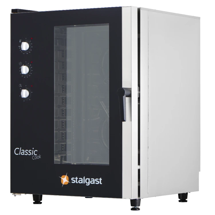 Piec konwekcyjno-parowy, STALGAST ClassicCook, manualny, 11xGN1/1, P 18.5 kW - zdjęcie 3