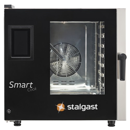 Piec konwekcyjno-parowy, STALGAST SmartCook, dotykowy, 7xGN1/1, P 10.2 kW