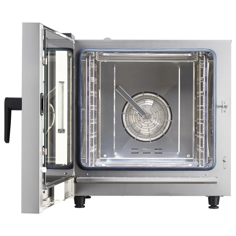 Piec konwekcyjno-parowy, STALGAST ClassicCook, manualny, gazowy, 7xGN1/1, P 14 kW - zdjęcie 4