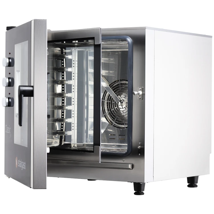 Piec konwekcyjno-parowy, STALGAST ClassicCook, manualny, gazowy, 7xGN1/1, P 14 kW - zdjęcie 5