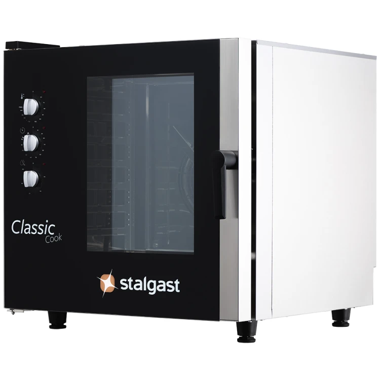 Piec konwekcyjno-parowy, STALGAST ClassicCook, manualny, gazowy, 7xGN1/1, P 14 kW - zdjęcie 6