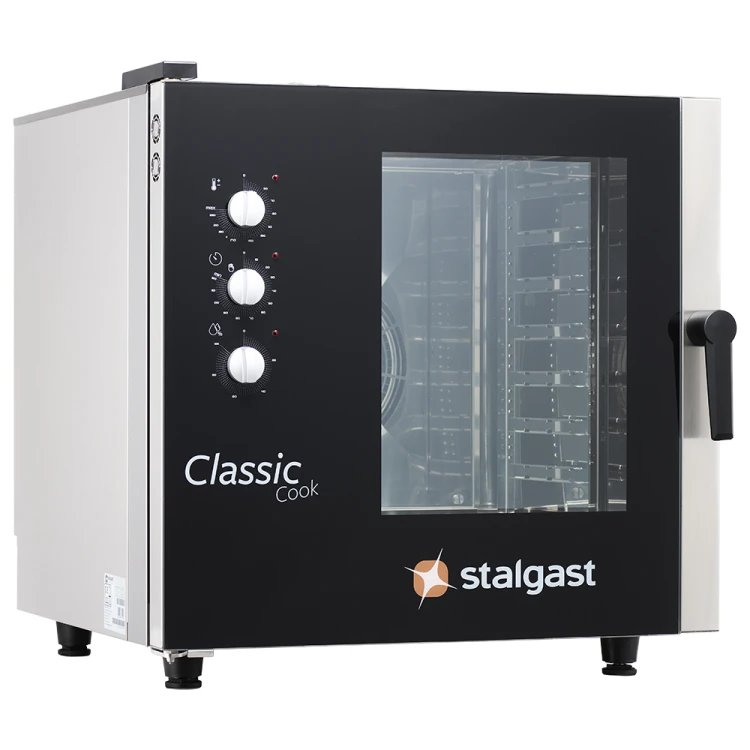 Piec konwekcyjno-parowy, STALGAST ClassicCook, manualny, gazowy, 7xGN1/1, P 14 kW - zdjęcie 7