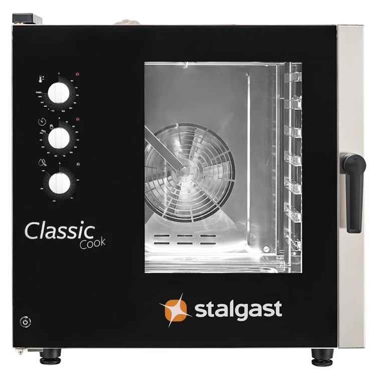Piec konwekcyjno-parowy, STALGAST ClassicCook, manualny, 7xGN1/1, P 10.2 kW