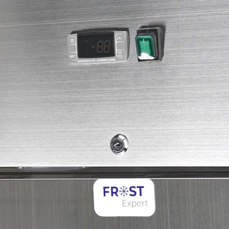 Szafa mroźnicza ze stali nierdzewnej na nóżkach, Frost, GN 2/1, V 460 l - zdjęcie 5