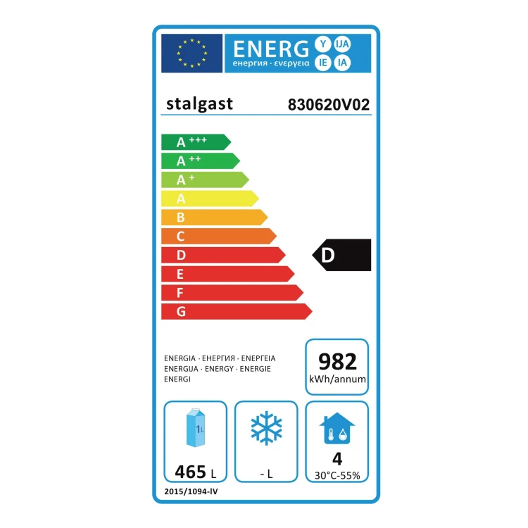 Szafa chłodnicza ze stali nierdzewnej na kółkach, GN 2/1, V 650 l - zdjęcie 10