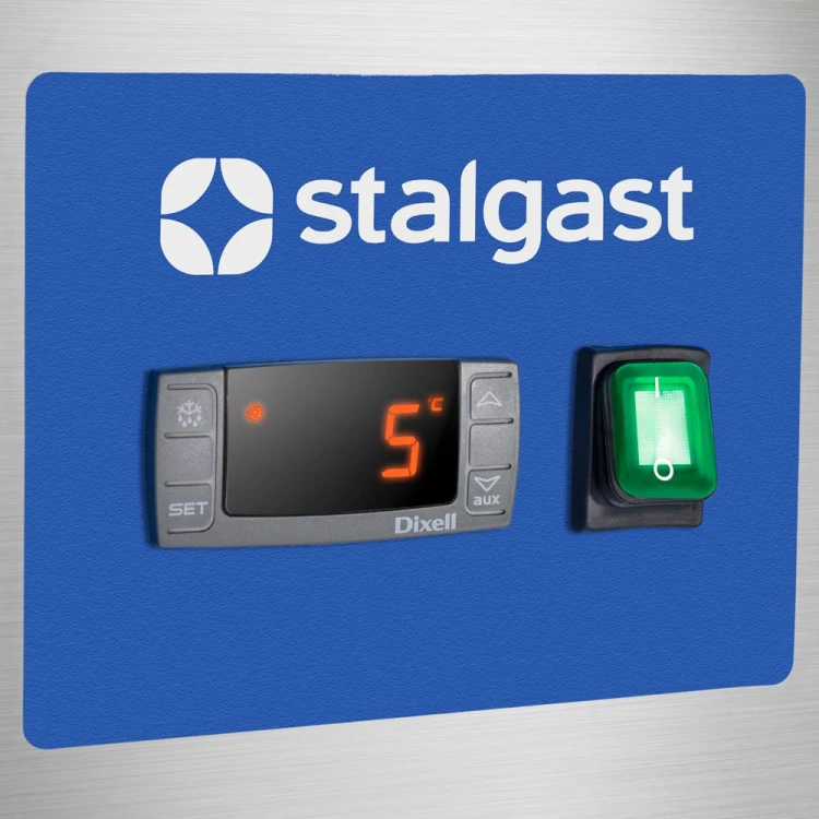 Szafa chłodnicza ze stali nierdzewnej na nóżkach, GN 2/1, V 600 l - zdjęcie 9