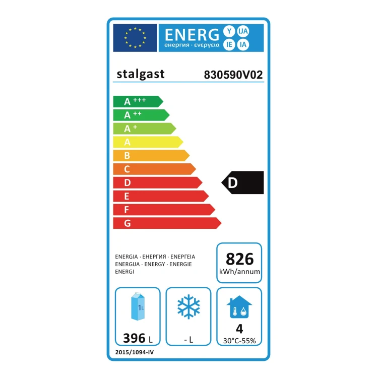 Szafa chłodnicza ze stali nierdzewnej, GN 2/1, V 600 l - zdjęcie 12