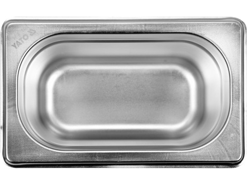 POJEMNIK GASTRONOMICZNY ZE STALI NIERDZEWNEJ GN 1/9 100MM 0.9L
