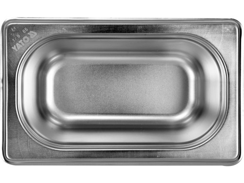 POJEMNIK GASTRONOMICZNY ZE STALI NIERDZEWNEJ GN 1/9 65MM 0,55L